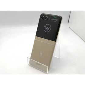 【中古】MOTOROLA 国内版 【SIMフリー】 motorola razr 50 サンドクリーム 12GB 512GB【ECセンター】保証期間1ヶ月【ランクA】