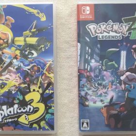 Nintendo Switch スプラ3 ポケモンZA ソフト 2本セット