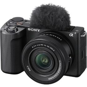 SONY ソニー ミラーレス一眼カメラ・パワーズームレンズキット α VLOGCAM ZV-E10 II ブラック ZV-E10M2K B [ZVE10M2KB]【RNH】