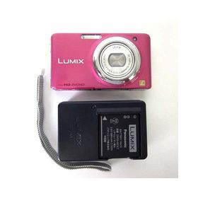 パナソニック ルミックス LUMIX DMC-FX77 デジカメ コンパクト デジタルカメラ ルージュピンク 充電器 セット 動作確認済 ジャンク