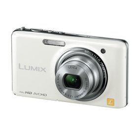 【中古】パナソニック デジタルカメラ LUMIX FX77 リリーホワイト DMC-FX77-W