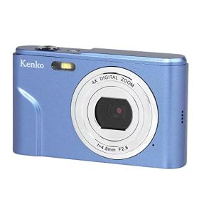 【中古】「非常に良い」Kenko ケンコー コンパクトデジタルカメラ KC-03TY (ブルー)