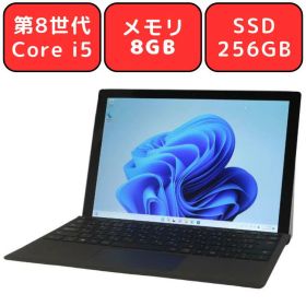Microsoft Surface Pro 6 1796 Core i5 8GB SSD256GB 高解像度 12.3型 Windows11 Pro 無線LAN Wi-Fi Bluetooth Webカメラ WPS Office付き オフィス 中古パソコン ノートPC ノートパソコン タブレット タッチパネル 90日保証 【中古】