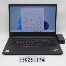 Lenovo ThinkPad E14 Core i3 10110U 2.1GHz/8GB/256GB(SSD)/14W/FHD(1920x1080)/Win11 【中古】