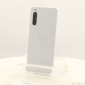 (中古)SONY Xperia 10 IV 128GB ホワイト XQ-CC44-W1JPCX0 SIMフリー(295-ud)