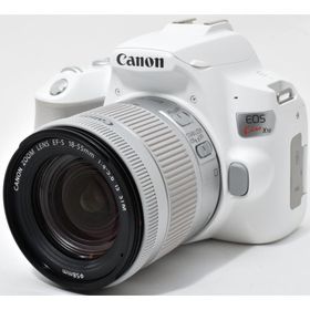 キヤノン デジタル一眼 CANON EOS Kiss X10 ホワイト レンズキット 中古 Wi-Fi ＆ Bluetooth 新品SDカード付き 届いてすぐに使える スマホに転送 長期保証