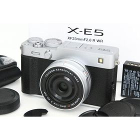 【全額返金保証】美品｜富士フイルム FUJIFILM X-E5 XF23mmレンズキット [シルバー] CA01-R5679-2S2