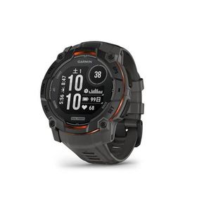 ガーミン（GARMIN）（メンズ、レディース）腕時計 Instinct 3 Dual Power 50mm タフネスGPSウォッチ 010-02935-30 防水 黒