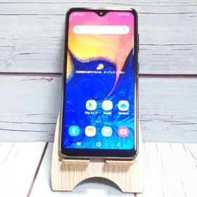 au Galaxy A20 SCV46 Black 本体 白ロム SIMロック解除済み SIMフリー C702806