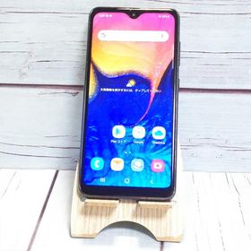 au Galaxy A20 SCV46 Black 本体 白ロム SIMロック解除済み SIMフリー C203820