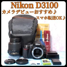 Nikon ニコン D3100★初心者★バッグ付★スマホ転送★一眼レフカメラ