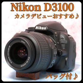 Nikon ニコン D3100☆一眼レフカメラ☆初心者☆バッグ付☆スマホ転送