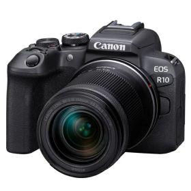 ミラーレス一眼カメラ EOS R10 ブラック RF-S18-150 IS STM レンズキット EOS-R10-RFS18150 キヤノン【CANON】【EOSR10RFS18150ISSTM】