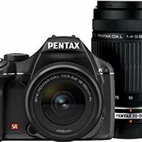 【中古】【非常に良い】PENTAX デジタル一眼レフカメラ K-x ダブルズームキットブラック