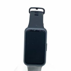 【中古】Huawei◆Band7/スマートウォッチ/デジタル/ラバー/BLK/LEA-B19【服飾雑貨他】