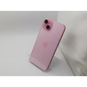 【中古】Apple SoftBank 【SIMフリー】 iPhone 15 Plus 256GB ピンク MU0H3J/A【秋葉3号】保証期間１ヶ月【ランクB】