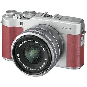 【中古】FUJIFILM ミラーレス一眼 X-A5レンズキット ピンク X-A5LK-P
