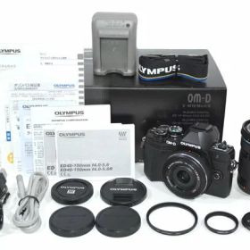 元箱付 OLYMPUS オリンパス OM-D E-M10 MARK III ダブルズームキット 14-42mm 40-150mm ミラーレス一眼 デジタルカメラ 美品