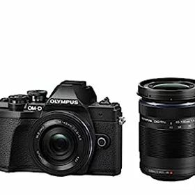 【中古】「ほぼ新品」OLYMPUS ミラーレス一眼カメラ OM-D E-M10 MarkIII EZダブルズームキット ブラック