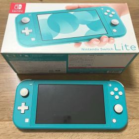 Nintendo Switch Lite ターコイズ 本体 美品 純正充電器