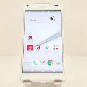 Xperia Z5 Compact SO-02H ドコモ ホワイト 送料無料 即決 本体 c20284