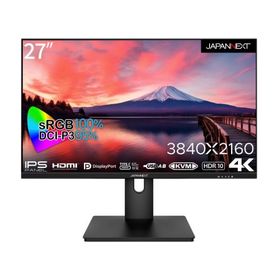 JAPANNEXT PCモニター・液晶ディスプレイ JN-IPS273UHDR-C65W [27インチ]