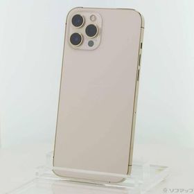 〔中古〕Apple(アップル) iPhone12 Pro Max 256GB ゴールド MGD13J／A SIMフリー〔344-ud〕