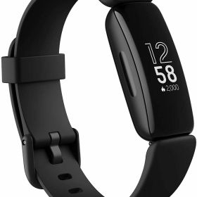 スマートウォッチ Fitbit Inspire2 フィットネストラッカー Black ブラック L/Sサイズ [並行輸入品] ブラック fitbit inspire フィットビット インスパイア 黒 android iOS 日本語 FBA