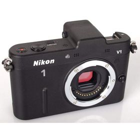 【中古】Nikon ミラーレス一眼カメラ Nikon 1 (ニコンワン) V1 (ブイワン) ボディ ブラック N1 V1 BK