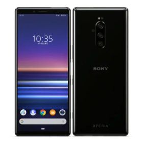 【SIMロック解除済】SoftBank Xperia1 802SO ブラック SONY 当社3ヶ月間保証 中古 イオシス