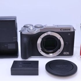 【良品】Canon EOS M6 Mark II ボディー シルバー EOSM6MK2SL-BODY ミラーレス一眼カメラ