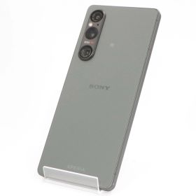 【ポイント5倍：6/20 20時〜エントリー必須】[中古] ソニー Xperia 1 V（XQ-DQ44）スマートフォン xq-dq44-kg カーキグリーン [良い(B)]