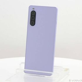 〔中古〕SONY(ソニー) Xperia 10 V 128GB ラベンダー SOG11 au SIMフリー〔344-ud〕