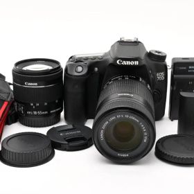 ■ 美品 ■ キヤノン Canon EOS 70D ダブルズームレンズキット
