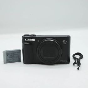 ■良品■ CANON Canon コンパクトデジタルカメラ PowerShot SX740 HS ブラック 光学40倍ズーム/4K動画/Wi-Fi対応 PSSX740HSBK