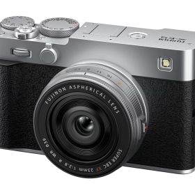 ★新品 富士フイルム FUJIFILM X-E5 XF23mmレンズキット [シルバー]送料無料(※沖縄、離島への配送不可)