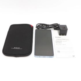 [中古] シャープ AQUOS sense7 SH-M24 SIMフリー ブルー aquos-sense7 [良い(B)]