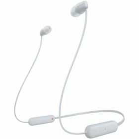 ソニー(SONY) ワイヤレスイヤホン WI-C100:Bluetooth対応/25時間スタミナ/IPX4防滴/DSEE搭載 ホワイト WI-C100 WZ 小