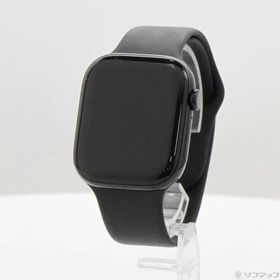 〔中古〕Apple(アップル) Apple Watch Series 10 GPS 46mm ジェットブラックアルミニウムケース ブラックスポーツバンド〔348-ud〕