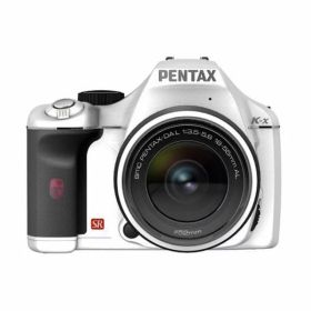 【中古】【1年保証】【新品級】PENTAX K-x レンズキット ホワイト