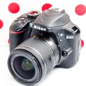 ニコン Nikon D3400❤スマホに転送❤小型軽量一眼レフ❤初めての一眼レフ