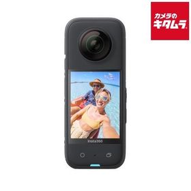 Insta360 X3（CINSAAQ/B） ビデオカメラ 4K 小型 高画質 ウェアラブル 全天球360度カメラ 《納期約２ヶ月》