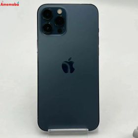【中古】iPhone12 Pro Max 256GB パシフィックブルー MGD23J/A docomo版S
