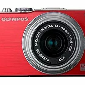 【中古】OLYMPUS ミラーレス一眼 PEN Lite E-PL3 レンズキット レッド E-PL3 LKIT RED