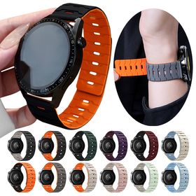 Amazfit バンド ベルト シリコン マグネット付き 磁気付き 通気 バンド幅 20mm 22mm Active Balance2 Cheetah Pro Bip 5 GTR4 GTS4 交換