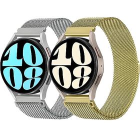 Galaxy Watch 7 / 6 / 5 / 4 40mm 44mm バンド amazfit gtr mini / gts4 mini ベルト ステンレス 通気 スメタルメッシュ レディース メン