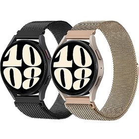 Galaxy Watch 7 / 6 / 5 / 4 40mm 44mm バンド amazfit gtr mini / gts4 mini ベルト ステンレス 通気 スメタルメッシュ レディース メン
