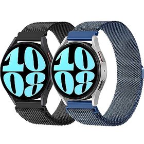 Galaxy Watch 7 / 6 / 5 / 4 40mm 44mm バンド amazfit gtr mini / gts4 mini ベルト ステンレス 通気 スメタルメッシュ レディース メン