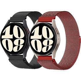 Galaxy Watch 7 / 6 / 5 / 4 40mm 44mm バンド amazfit gtr mini / gts4 mini ベルト ステンレス 通気 スメタルメッシュ レディース メン