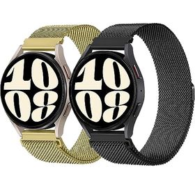 Galaxy Watch 7 / 6 / 5 / 4 40mm 44mm バンド amazfit gtr mini / gts4 mini ベルト ステンレス 通気 スメタルメッシュ レディース メン